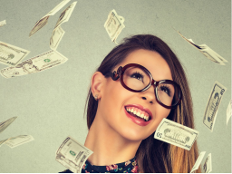 Geschäftlicher Wohlstand - Geldregen