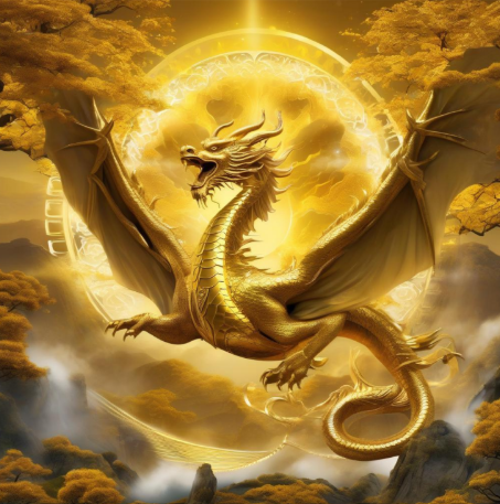 Goldener Drache Heilung Ki (Volles Potential entfachen/Reise in die Meisterschaft) - 5-Level