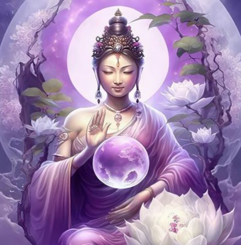 THE 108-PETAL KUAN YIN VIOLET MANTRA SYSTEM (Eine 5-stufige Mantra-Fusions-Energiemethode zur mitfühlenden Reinigung und heiligen Transformation)