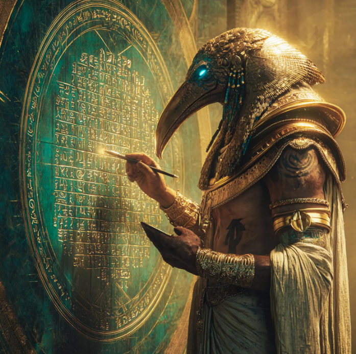 THE EMERALD ASCENT OF THE EVER-SCRIBED ONE - (Ein sechsfaches thothisches Mysterium der Anrufung, Erinnerung und des Gesetzes)