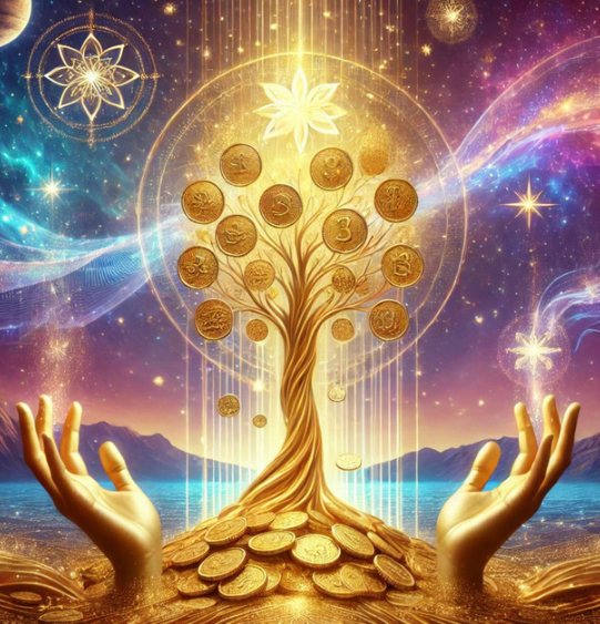 THE ETHERIC GOLD ASCENSION (2 levels) - (Ein zweistufiges okkultes System zur luxuriösen Frequenzverkörperung)