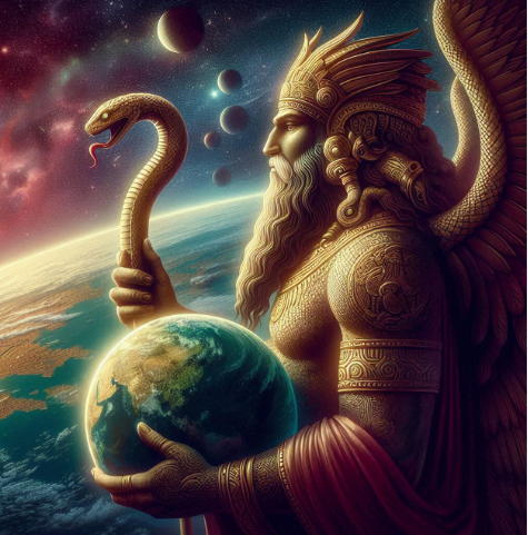 Goldener Pakt mit Enki 🧬 - zur DNA-Erweckung und magischen Meisterschaft