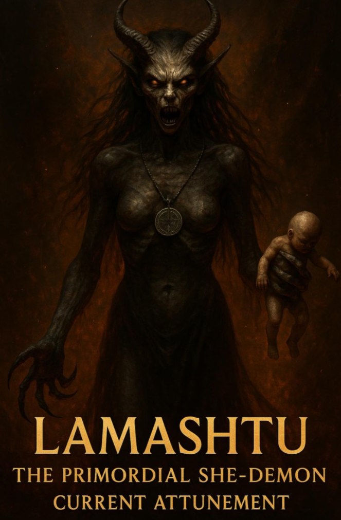 Einstimmung in LAMASHTU – THE PRIMORDIAL DEMON 🕶️ –  Die dunkle Mutter vor Lilith • Seelenfresserin • Schoß der Nachtschrecken - Wildheit