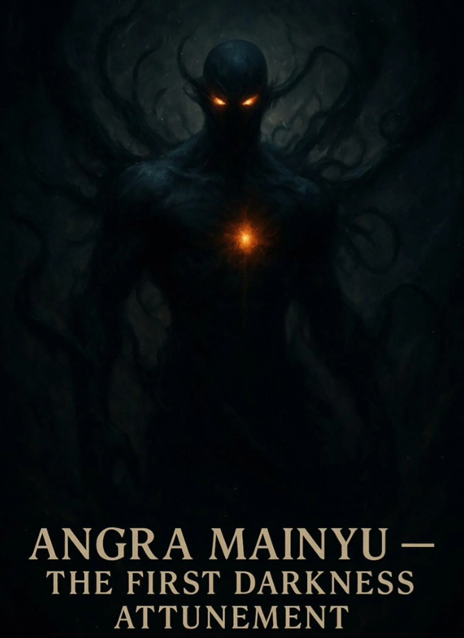 Einstimmung in ANGRA MAINYU — THE FIRST DARKNESS ⚫ –  Die Urleere • Anti-Schöpfungsstrom • Der stille Atem vor der Existenz