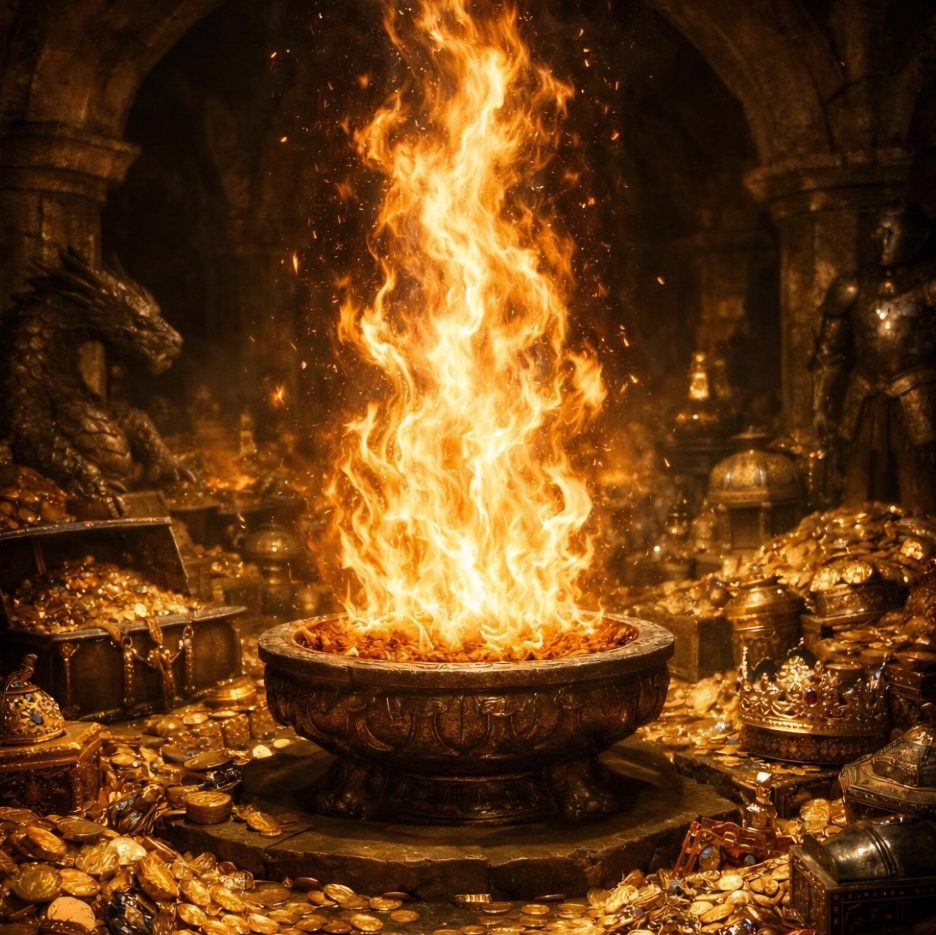 Einstimmung in THE HOARDFIRE COVENANT 🪙 – Akkumulation, Erhaltung und Stabilisierung von Reichtum