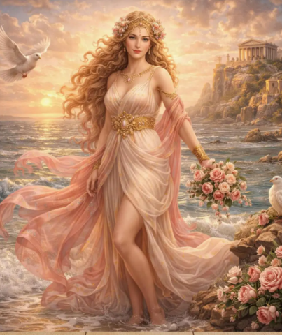 Aphrodite – Aufgestiegene Venus 🪷 • Gezeitenstrom der Anziehungskraft, Schönheit und süßen Verführung | Allure Matrix Installation (inkl. Geladenes Siegel • Manuskript • Audio-MP3)