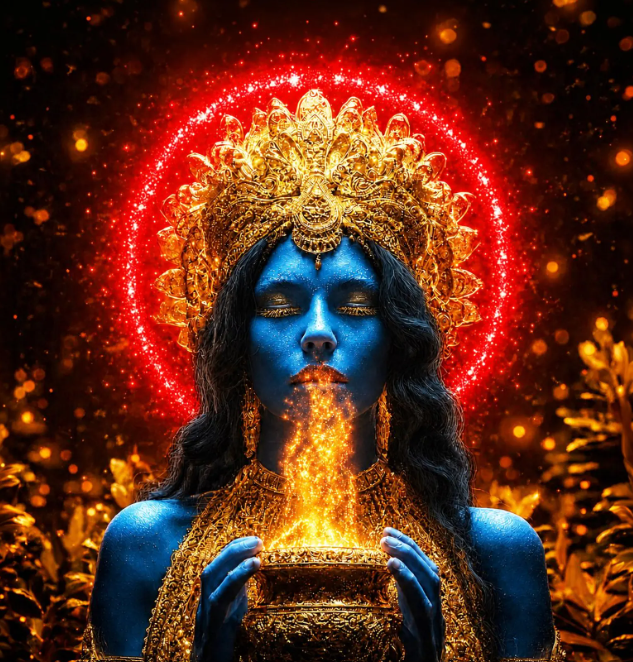 Amrita-Nektar von Dhanvantari 🌿- Einstimmung auf ätherische Reinheit - Wiederherstellung der Souveränität, der inneren Vitalität (inkl. Geladenes Siegel • Manuskript • Audio-MP3)