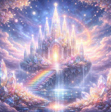 „Crystalline Castle“ von Erzengel Gabriel™ (Hilft dir dabei, dein persönliches Märchen Wirklichkeit werden zu lassen - Einzigartige, märchenhafte, kristalline, funkelnde, magische Energie)
