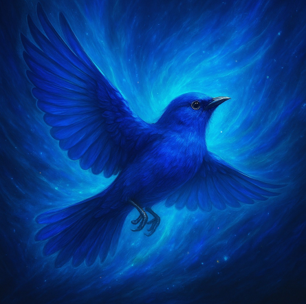 Royal Blue Bird Technique™ (Diese Schwingungsenergie ist mit dem Halschakra  verbunden und wird in erster Linie zur körperlichen Heilung eingesetzt. Sie wirkt besonders effektiv auf die Stimmbänder, den Rachen, den Kehlkopf und die Schilddrüse)
