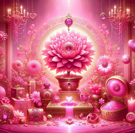 „Pink Abundance“ von Abundantia™ (Ein System aus aufeinander abgestimmten Energien, die den Wohlstand in jedem Lebensbereich fördern - eine Schatzkiste der Fülle)
