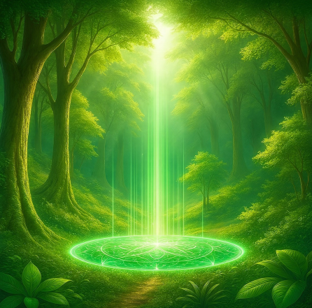 Neon Green PrSection Technique™ (Geschenk des Erzengels Raphael. Sie trägt eine ganz  bestimmte und völlig neue Energie in sich und bietet einen neuen Ansatz zur  Raumreinigung)