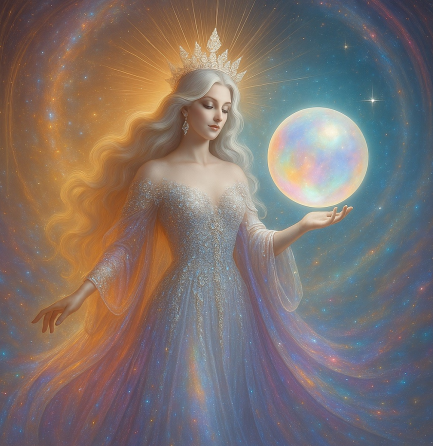 Ethereal MSher Of Pearl Technique™ (Geschenk von Nymphe - sie ist es, die uns diese wunderschöne, ätherische, ausgleichende Energie schenkt. Sie fördert den Frieden und nährt die Vielfalt unserer Gefühle)