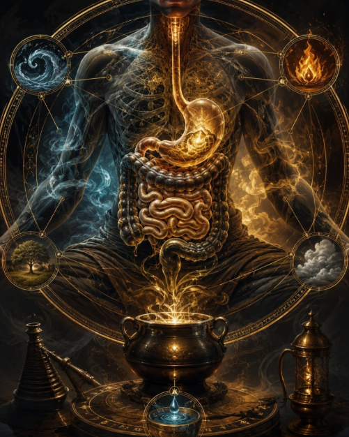 THE ENTERIC WIND ALCHEMY SYSTEM (4 levels) - (Die Verdauung wird rhythmisch, nicht reaktiv - Verdauungsgase als ungelöster psychischer Druck - Heilung Blähungen - Stabile Verdauungsruhe - Vertrauen in das Körperfeld)