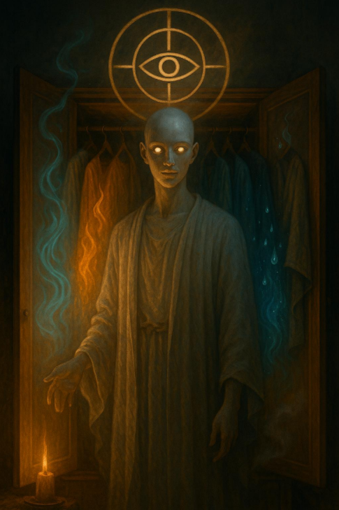 Elemental Wardrobe Guardian Servitor (Intelligentes energetisches Konstrukt, das Ihre Garderobe bewacht, reinigt und als geheiligte Erweiterung Ihres Energiefeldes weiht - der Hüter reiner Gewänder und harmonisierter Aura)