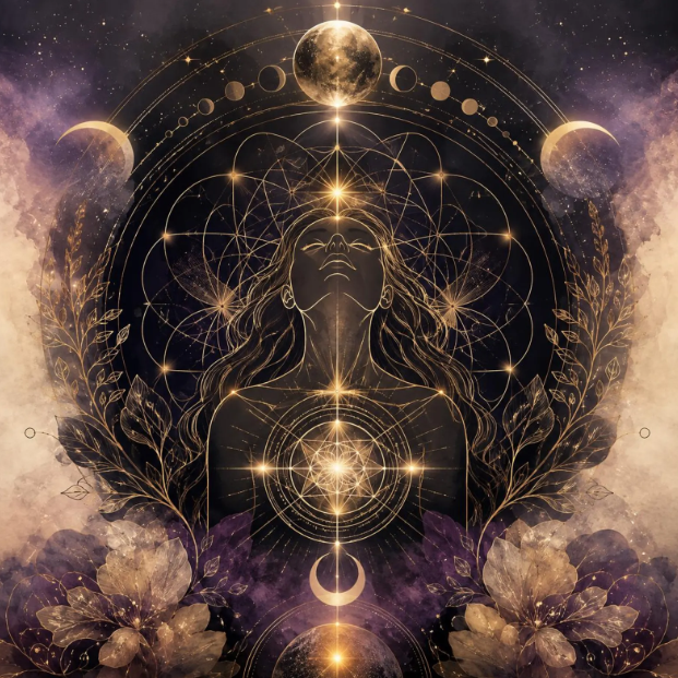 THE GOETIC SPIRIT VESSEL (4 Level) - (Verankerung chthonischer Intelligenz in geweihter Materie - Geistige Identität → Entsprechung → Materielle Form → Geweihter Ort → Fortdauernde Beziehung)