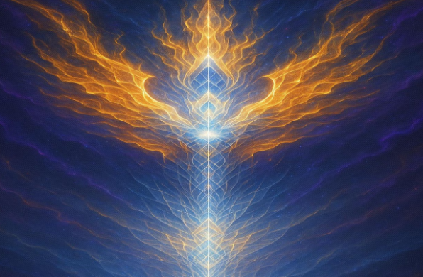TRIPLE FLAME OF SACRED LIFE HEALING SYSTEM (Eine 999 Architektur der Rezeption, Restaurierung und Ausstrahlung - Seine grundlegende Architektur ist: Empfang → Wiederherstellung → Strahlung)