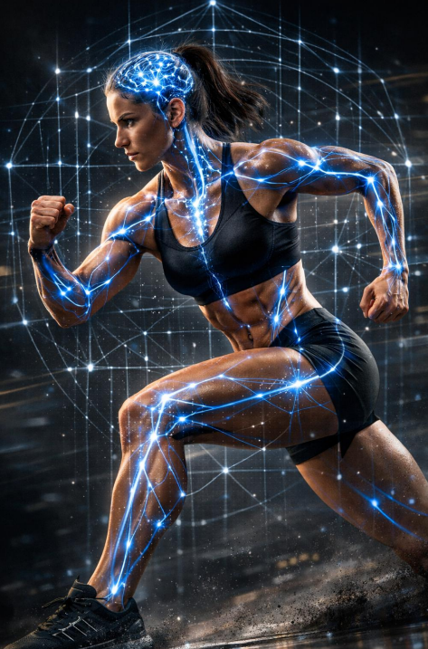 THE PEAK-ATHLETE NEURAL COMMAND GRID - (Energetische Optimierung der Gehirn-Muskel-Schnittstelle für explosive sportliche Leistungen)
