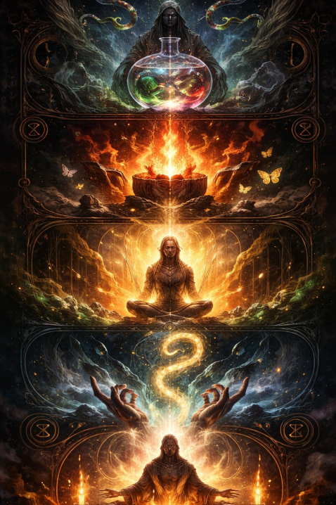 THE PHARMAKON HORMESIS REPAIR FIELD (5 levels) - (Die alchemistische Wissenschaft der Umwandlung von Gift in Medizin - Angst wird zur Selbstermächtigung)