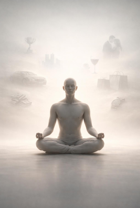 THE HAPPINESS BEYOND DESIRE SYSTEM (4 levels)  - (Ein vierstufiges kontemplatives und okkultes Rahmenkonzept für unabhängiges Wohlbefinden)