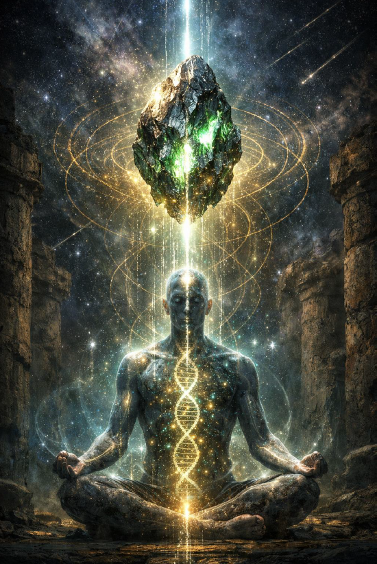 THE STARSEED STONE CODEX (3 levels) - (DNA-Erweckung durch Meteoritenenergien galaktischen Ursprungs: Ein dreistufiges, lichtkodiertes System zur Aktivierung des Sternengedächtnisses, zum genetischen Aufstieg und zur biologischen Unsterblichkeit)