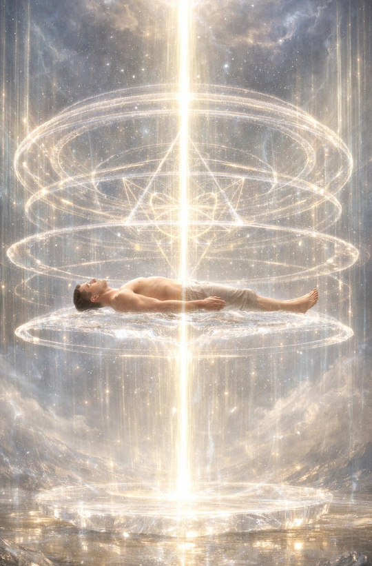 THE QUANTUM REGENESIS CHAMBER - (Eine fünfstufige energetische Architektur der holographischen Erneuerung und 5D-Verkörperung - "MedBed")