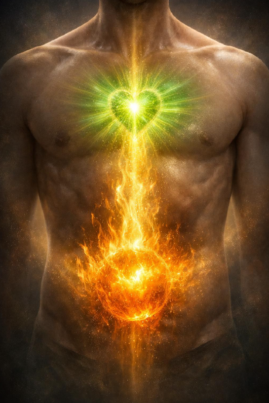 The Heart–Stomach Reconciliation Rite (3 levels) - (Eine energetische Architektur zur Auflösung des Archetyps „Brustverbrennung“ - Heilung Sodbrennen)