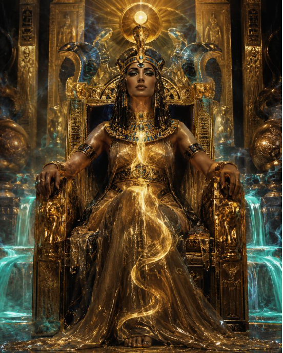 Cleopatra Ascension Throne System  (Der goldene Strom souveräner Schönheit und göttlicher Herrschaft)