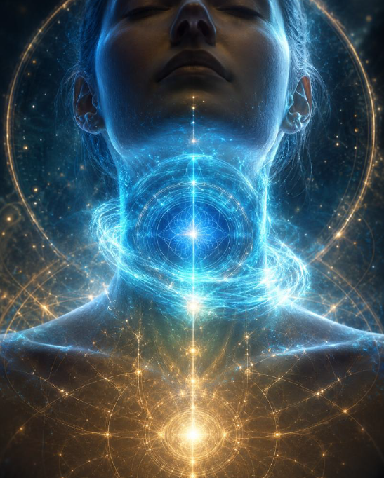 THE THROAT SOOTHING & INFLAMMATION DISSOLUTION FIELD (4 levels) - (Ein vierstufiges Energiesystem zur Linderung von Reizungen, Kühlung von Hitze und Wiederherstellung des Wohlbefindens im Halsbereich)