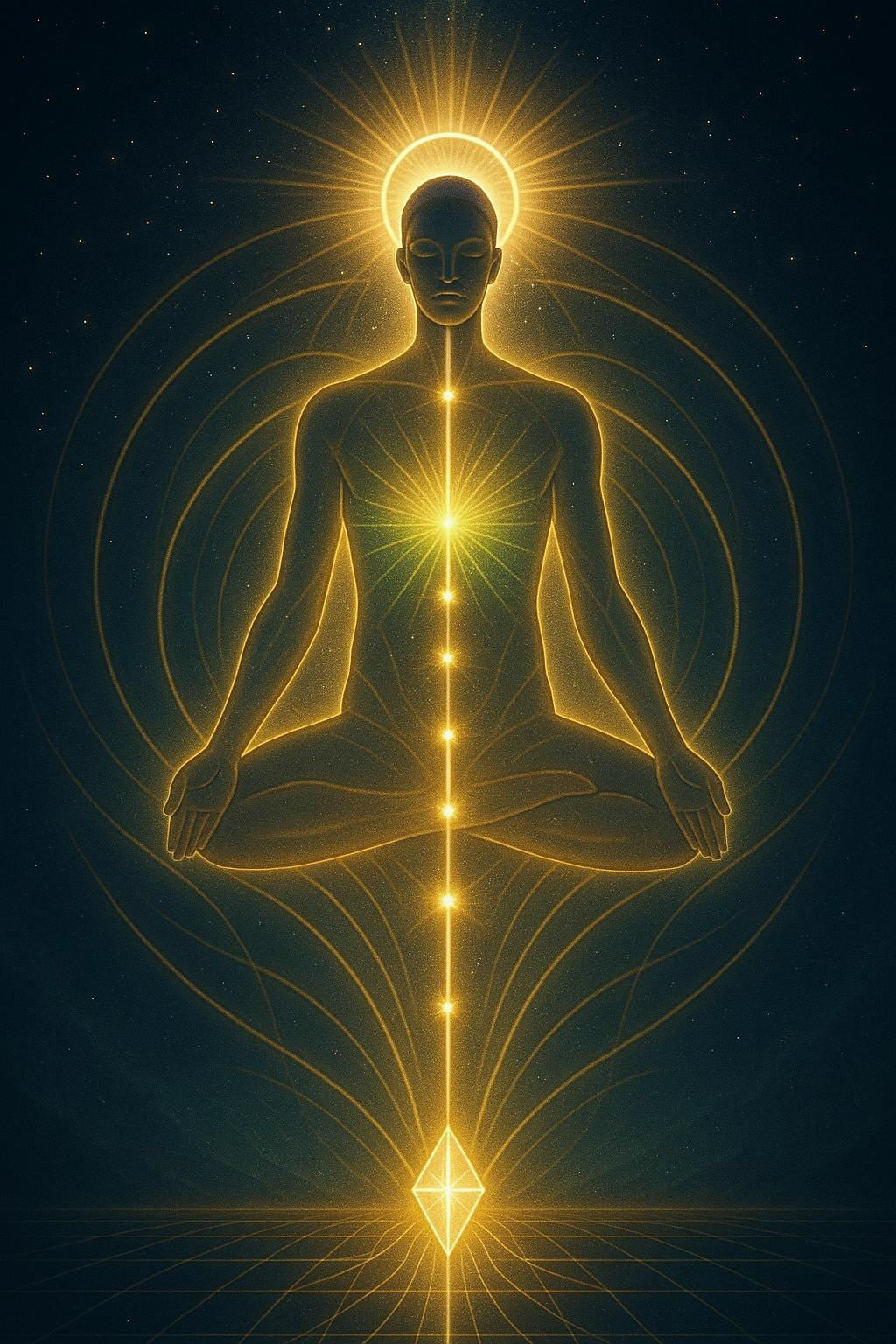 Reparatursystem für die Achse von der Krone zum Steißbein (Göttliche Haltung)