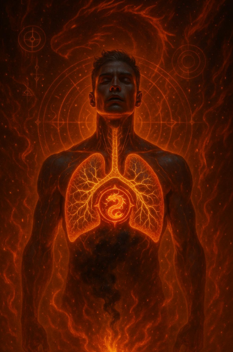 Drachenlungen-Verkörperungs-Array (Trauma, Angst aus der Lunge löschen)