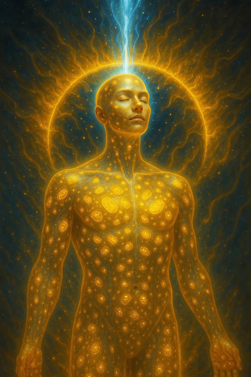 Mitochondrial radiation system (Introduces NAD+ light codes into the mitochondria, thus reigniting energy metabolism and spiritual power)